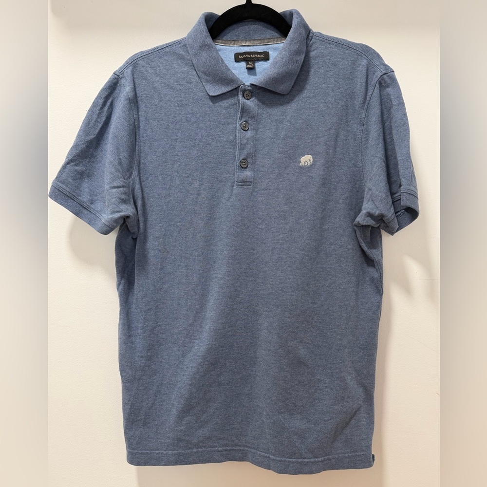 Banana Republic Light Blue cotton polo